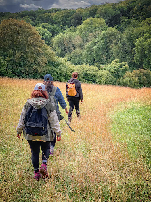 Guided hiking trips for mental health